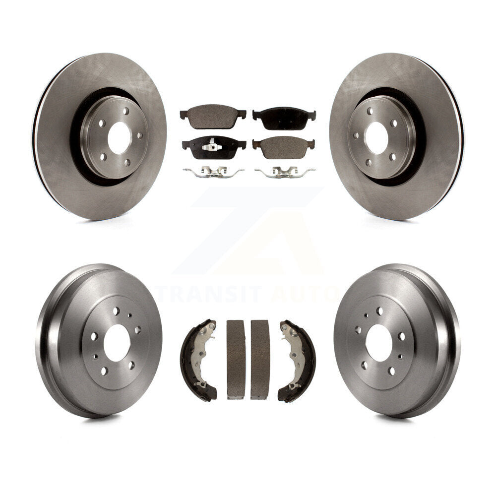 Kit de plaquettes et de tambours semi-métalliques pour rotors de frein avant et arrière, pour Ford Focus S 2013 – 2018
