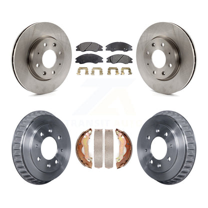 Kit de tambour à plaquettes semi-métalliques, Rotor de frein à disque avant et arrière, pour Kia Spectr 2007 – 2009