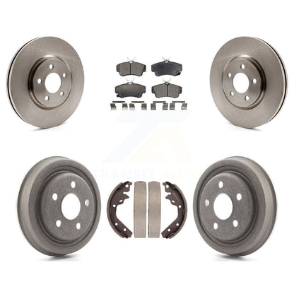 Kit de tambour à plaquettes semi-métalliques, Rotor de frein à disque avant et arrière, pour Dodge Neon SRT-2003