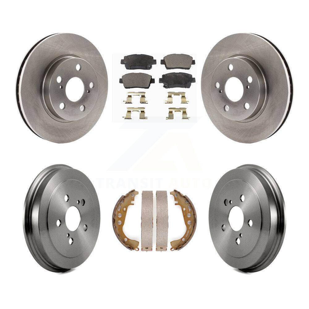 Kit de tambour à plaquettes semi-métalliques, Rotor de frein à disque avant et arrière, pour Toyota Celica G 2000