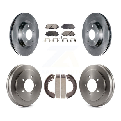 Kit de tambour à plaquettes semi-métalliques, Rotor de frein avant et arrière, pour Jeep Patriot Compass Dodg