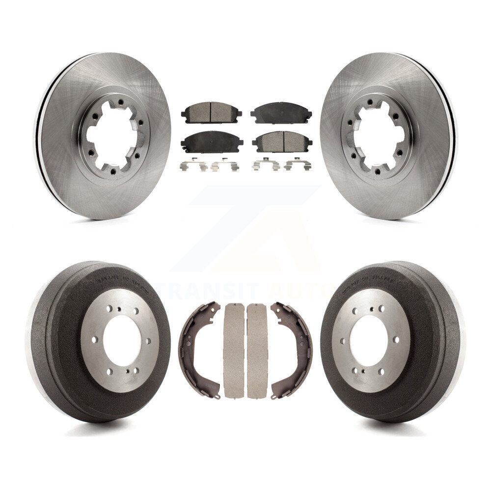 Kit de tambour à plaquettes semi-métalliques, Rotor de frein avant et arrière, pour Nissan Pathfinder INFINIT