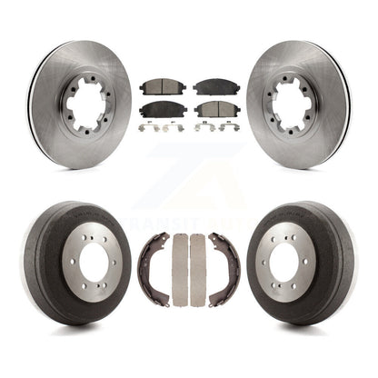 Kit de tambour à plaquettes semi-métalliques, Rotor de frein avant et arrière, pour Nissan Pathfinder INFINIT