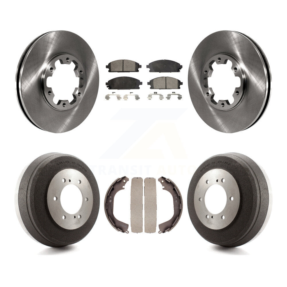Kit de tambour à plaquettes semi-métalliques, Rotor de frein avant et arrière, pour Nissan Pathfinder INFINIT