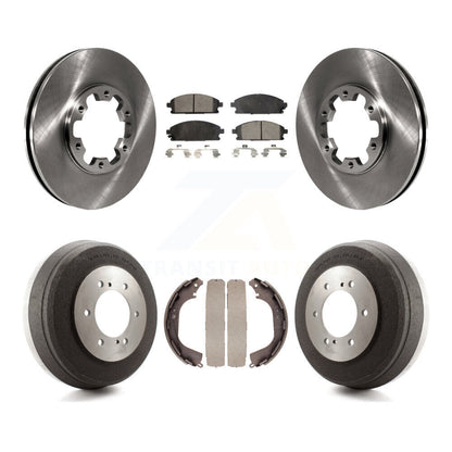 Kit de tambour à plaquettes semi-métalliques, Rotor de frein avant et arrière, pour Nissan Pathfinder INFINIT