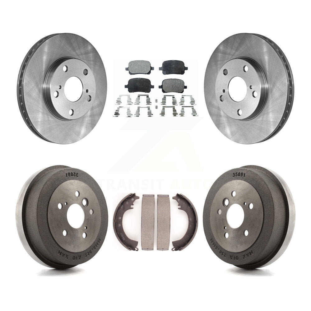 Kit de plaquettes et de tambour semi-métalliques, Rotor de frein avant et arrière, pour Toyota Solara 2.4 02-03
