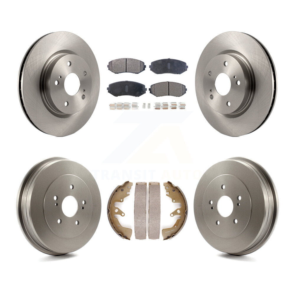 Rotors de frein avant et arrière, Kit de tambour à plaquettes semi-métalliques pour Suzuki Grand Vitar 06-08