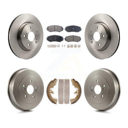 Rotors de frein avant et arrière, Kit de tambour à plaquettes semi-métalliques pour Suzuki Grand Vitar 06-08