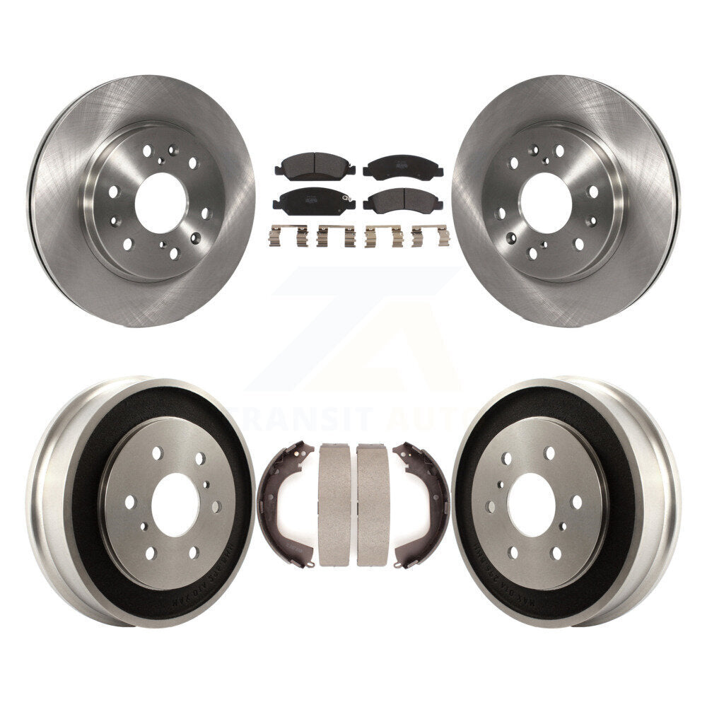 Kit de plaquettes et de tambour semi-métalliques, Rotor de frein avant et arrière, pour Chevrolet Silverado 150
