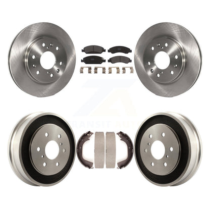 Kit de plaquettes et de tambour semi-métalliques, Rotor de frein avant et arrière, pour Chevrolet Silverado 150