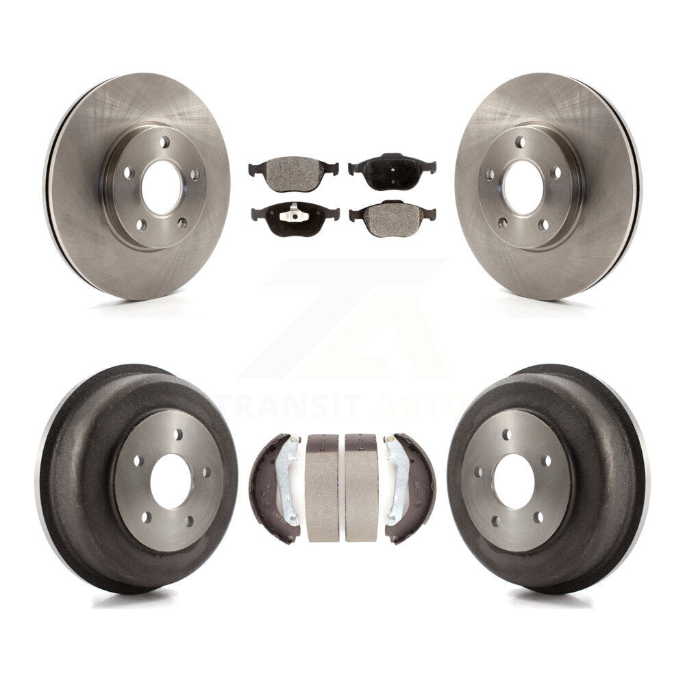 Kit de tambour à plaquettes semi-métalliques pour Rotor de frein avant et arrière, pour Ford Transit Connect 10-13