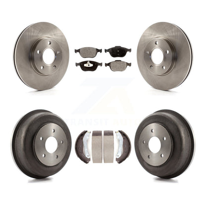 Kit de tambour à plaquettes semi-métalliques pour Rotor de frein avant et arrière, pour Ford Transit Connect 10-13