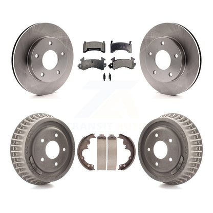 Kit de plaquettes et de tambour semi-métalliques, Rotor de frein avant et arrière, pour Chevrolet S10 GMC Sonom