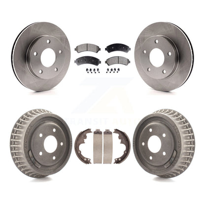 Kit de tambour à plaquettes semi-métalliques, Rotor de frein avant et arrière, pour Chevrolet Blazer GMC Jimm