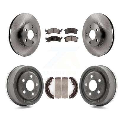 Rotors de frein avant et arrière, Kit de tambour à plaquettes semi-métalliques pour Pontiac Sunfire Chevrole