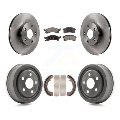 Rotor de frein à disque avant et arrière, Kit de plaquettes et de tambour semi-métalliques pour Chevrolet Berett