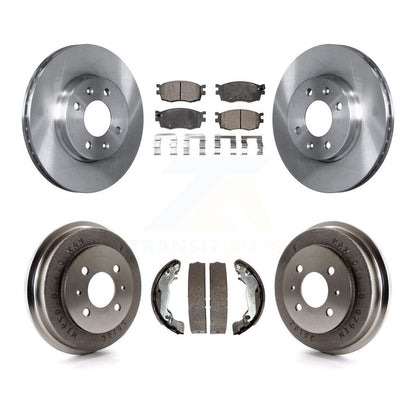 Kit de tambour à plaquettes semi-métalliques, Rotor de frein avant et arrière, pour Hyundai Accent jusqu'à 09 30 0