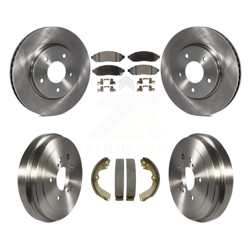 Kit de plaquettes et de tambour semi-métalliques, Rotor de frein avant et arrière, pour Nissan NV200 Chevrole