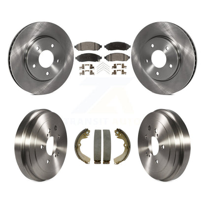 Kit de plaquettes et de tambour semi-métalliques, Rotor de frein avant et arrière, pour Nissan NV200 Chevrole
