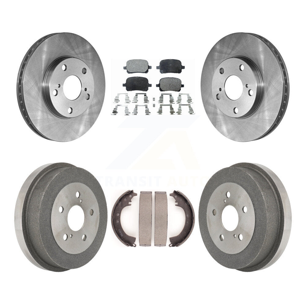 Kit de plaquettes et de tambour semi-métalliques, Rotor de frein avant et arrière, pour Toyota Solara 2.2 99-01