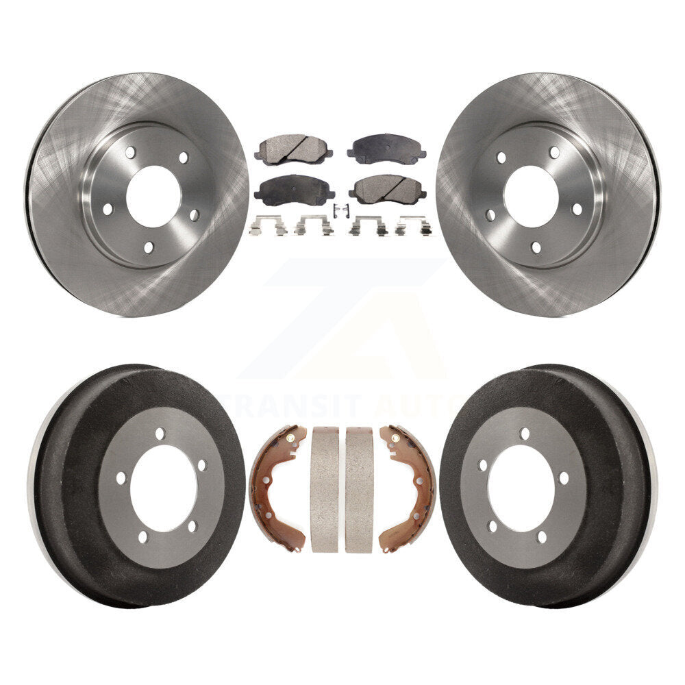 Kit de plaquettes et de tambour semi-métalliques, Rotor de frein avant et arrière, pour Chrysler Sebring Eclips