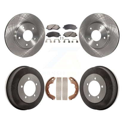 Kit de plaquettes et de tambour semi-métalliques, Rotor de frein avant et arrière, pour Chrysler Sebring Eclips