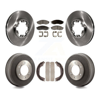 Kit de plaquettes et de tambour semi-métalliques, Rotor de frein avant et arrière, pour Nissan Xterra Frontie