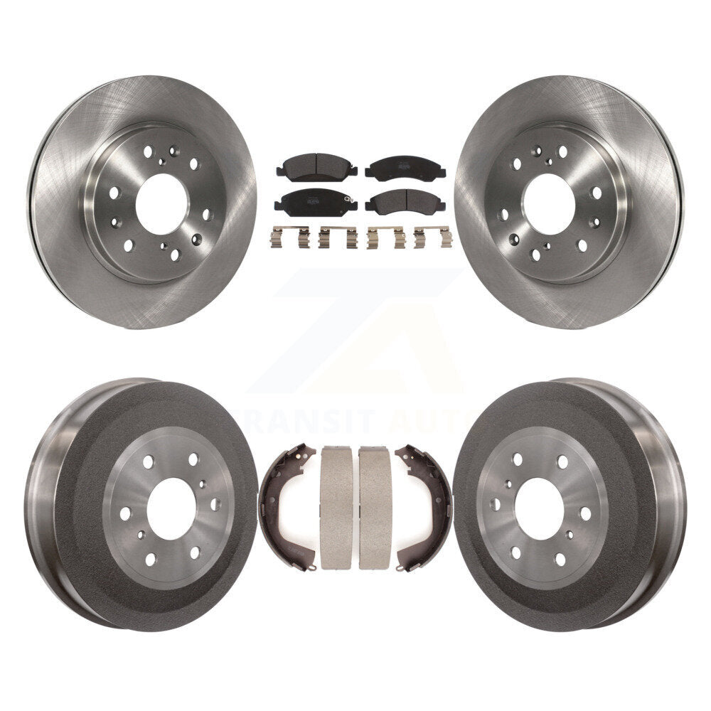 Rotors de frein avant et arrière, Kit de tambour à plaquettes semi-métalliques pour GMC Sierra 1500 Chevrole