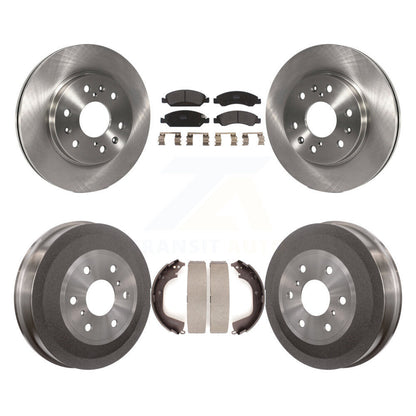 Rotors de frein avant et arrière, Kit de tambour à plaquettes semi-métalliques pour GMC Sierra 1500 Chevrole