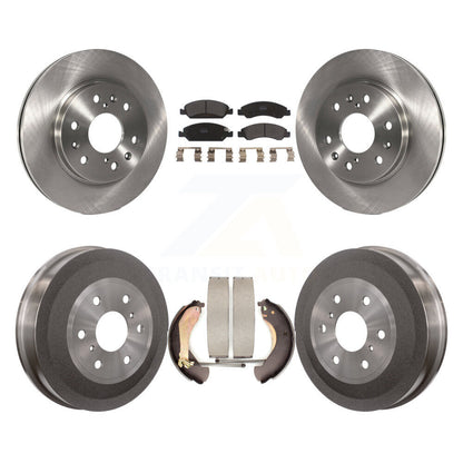 Kit de plaquettes et de tambour semi-métalliques, Rotor de frein avant et arrière, pour Chevrolet Silverado 150