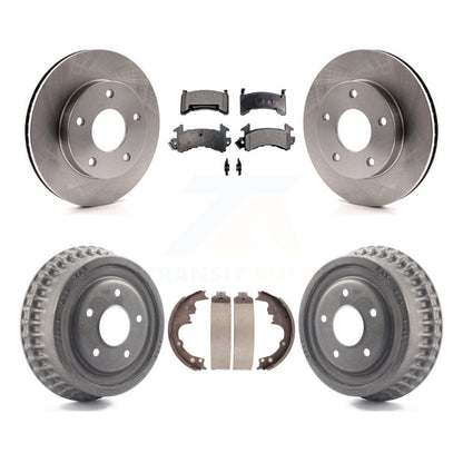 Kit de tambour à plaquettes semi-métalliques, Rotor de frein à disque avant et arrière, pour Chevrolet S10 GMC S1
