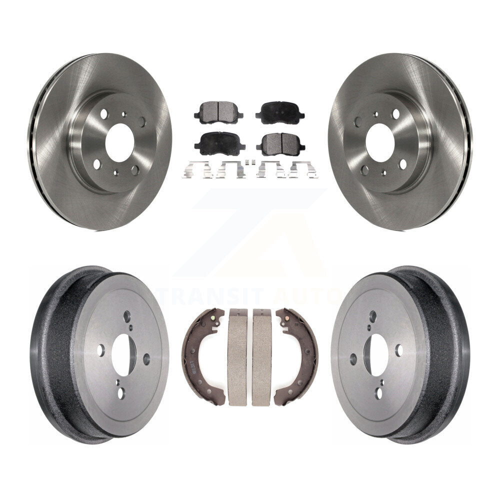 Kit de tambour de plaquettes semi-métalliques de Rotors de frein avant et arrière pour Toyota Corolla de 04 0