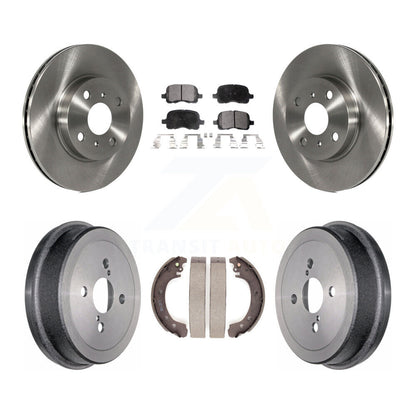 Kit de tambour de plaquettes semi-métalliques de Rotors de frein avant et arrière pour Toyota Corolla de 04 0