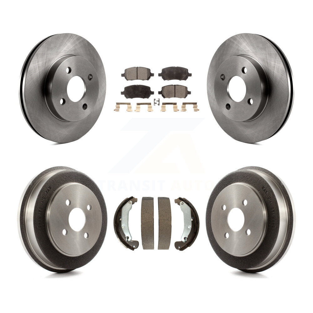 Kit de plaquettes et de tambour semi-métalliques, Rotor de frein avant et arrière, pour Pontiac Chevrolet Cobal