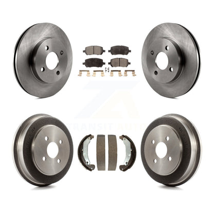 Kit de plaquettes et de tambour semi-métalliques, Rotor de frein avant et arrière, pour Pontiac Chevrolet Cobal