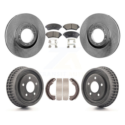 Kit de tambour à plaquettes semi-métalliques, Rotor de frein à disque avant et arrière, pour Pontiac Montana Buic