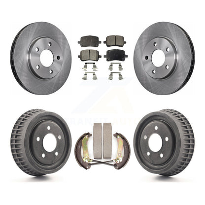 Rotors de frein à disque avant et arrière, Kit de tampons et de tambour semi-métalliques pour Chevrolet Malib