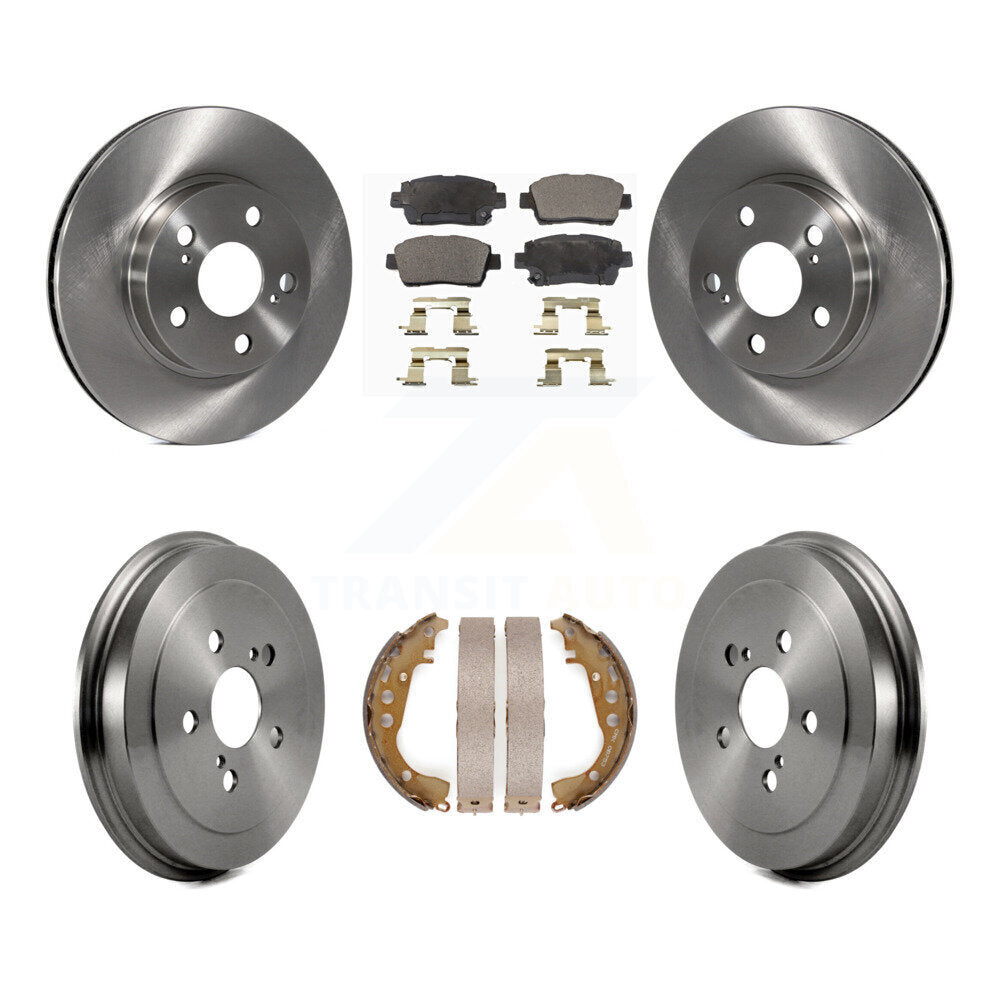 Kit de plaquettes et de tambour semi-métalliques pour Rotor de frein avant et arrière, pour Toyota Priu 2004 – 2008