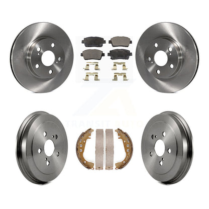 Kit de plaquettes et de tambour semi-métalliques pour Rotor de frein avant et arrière, pour Toyota Priu 2004 – 2008