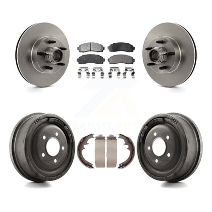 Kit de tambour à plaquettes semi-métalliques pour rotors de frein avant et arrière, pour Ford Ranger RW 2006 – 2009