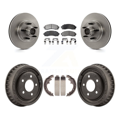 Kit de tambour à plaquettes semi-métalliques pour rotors de frein avant et arrière, pour Ford Ranger RW 2006 – 2009