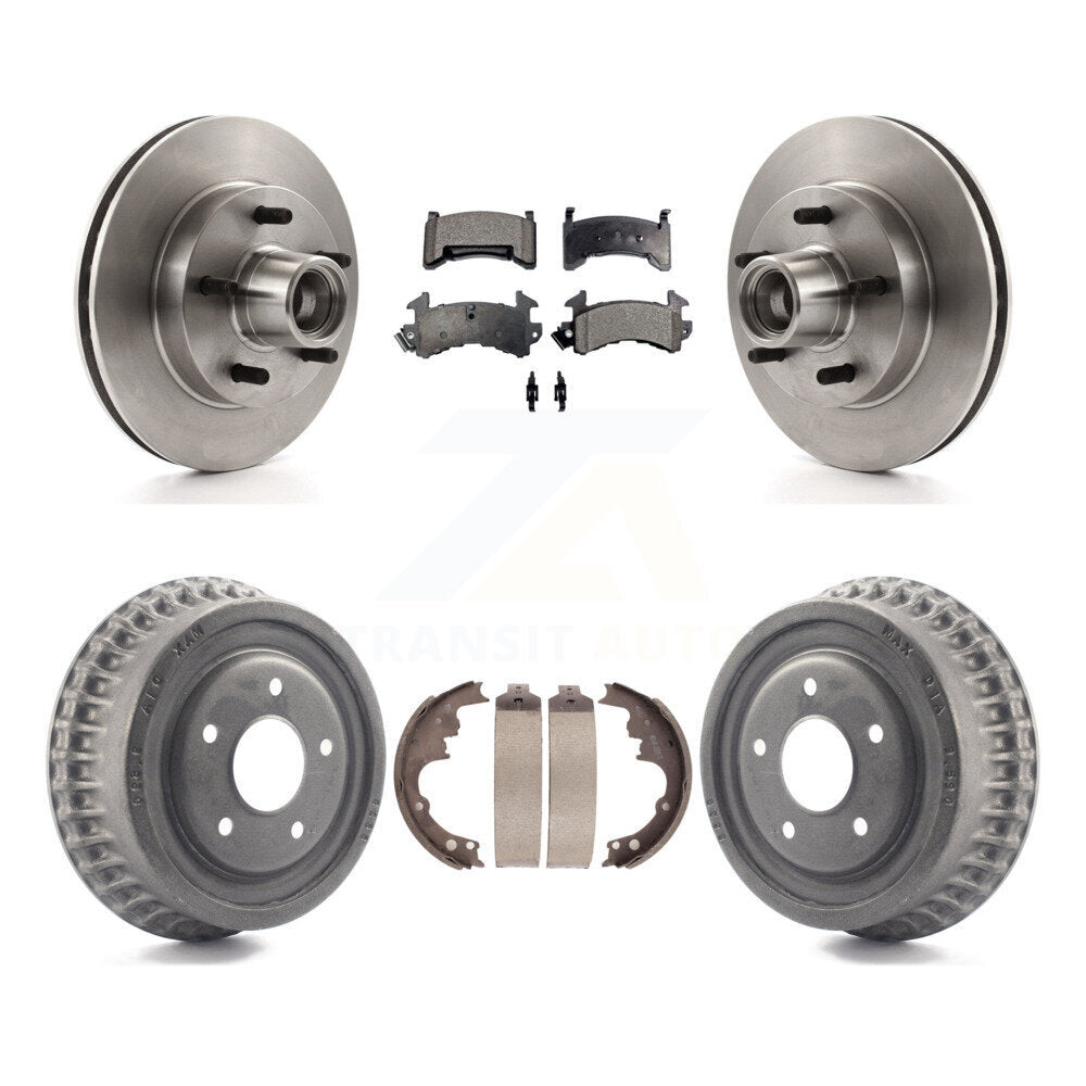 Kit de plaquettes et de tambour semi-métalliques, Rotor de frein avant et arrière, pour Chevrolet Camaro Pontia
