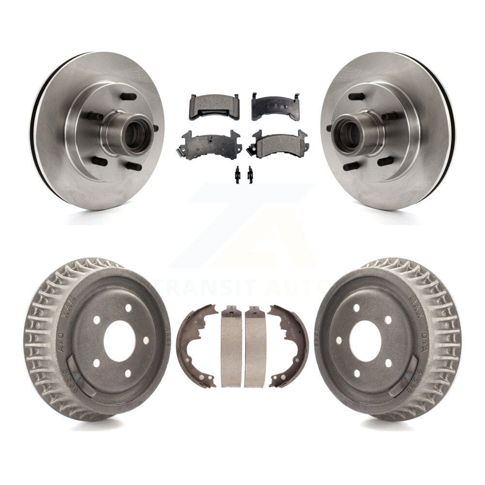 Kit de plaquettes et de tambour semi-métalliques, Rotor de frein avant et arrière, pour Chevrolet S10 GMC Sonom