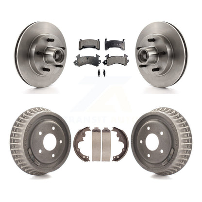 Kit de plaquettes et de tambour semi-métalliques, Rotor de frein avant et arrière, pour Chevrolet S10 GMC Sonom