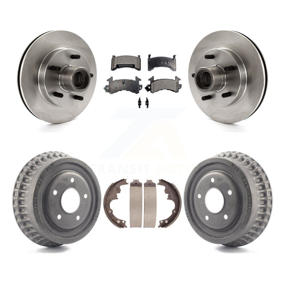 Kit de plaquettes et de tambour semi-métalliques, Rotor de frein avant et arrière, pour GMC Sonoma Chevrolet S1