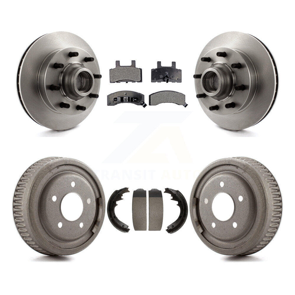 Kit de tambour à plaquettes semi-métalliques, Rotors de frein avant et arrière, pour GMC Yukon Chevrolet C150