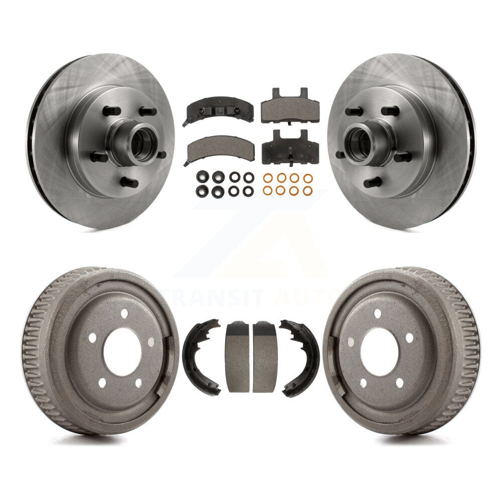 Kit de tambour à plaquettes semi-métalliques, Rotors de frein avant et arrière, pour GMC Yukon Chevrolet C150