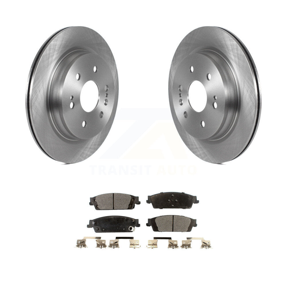 Kit de plaquettes de frein semi-métalliques pour rotors de frein arrière pour Chevrolet Silverado 2019 LD GM 1500