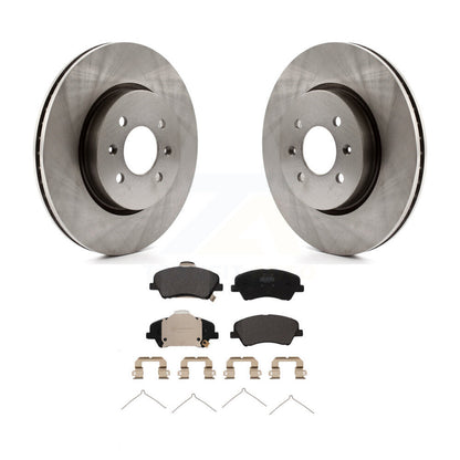 Kit de disques de frein à disque avant et plaquettes semi-métalliques pour Kia Rio Hyundai Accent