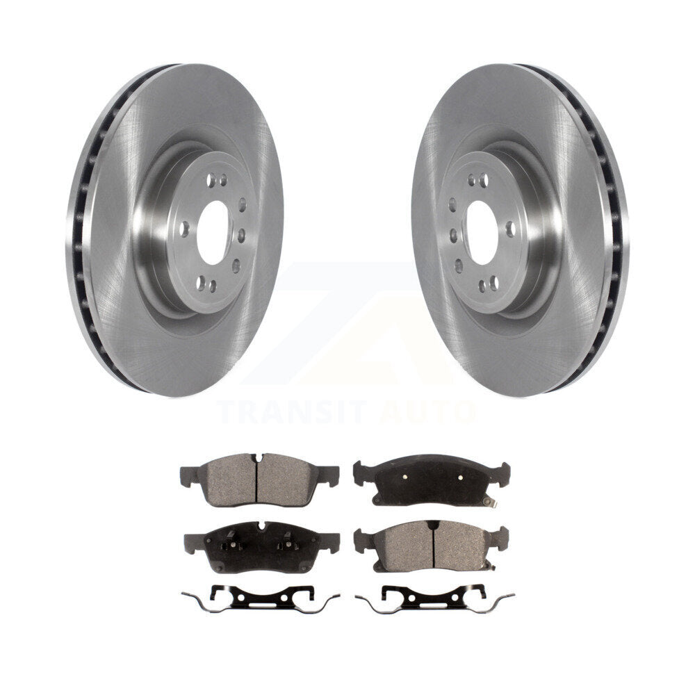 Rotors de frein avant et Kit de plaquettes semi-métalliques pour Mercedes-Benz GL350 GLE400 GLS45